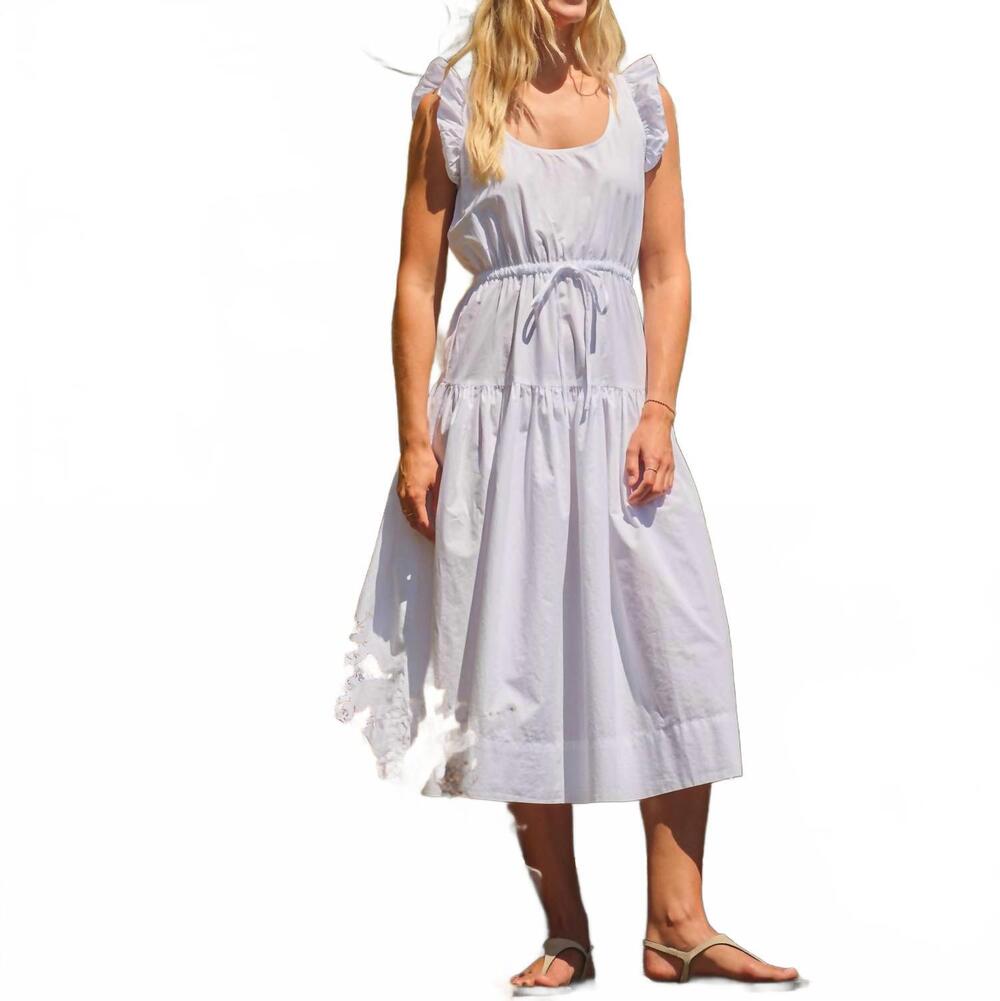NEW SUNDRY pleated dress in sea breeze